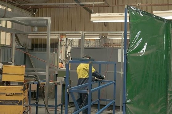 ATEC's New Welder's Cert Bay at Ottoway ATEC's New Welder's Cert Bay at Ottoway
